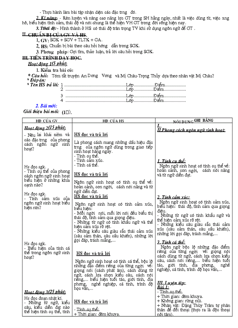 image for page Giáo án 10 soan theo Chuẩn KTKN