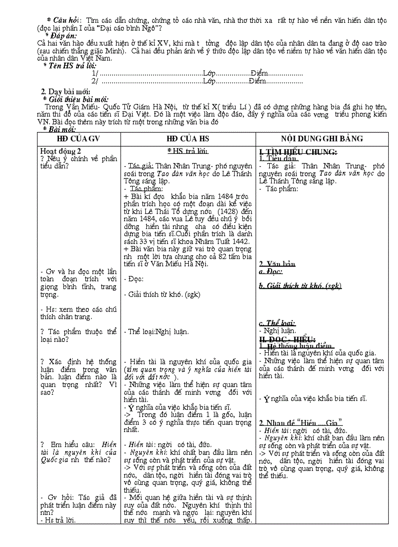 image for page Giáo án 10 soan theo Chuẩn KTKN