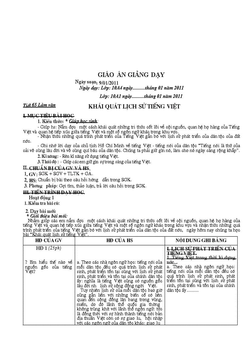 image for page Giáo án 10 soan theo Chuẩn KTKN