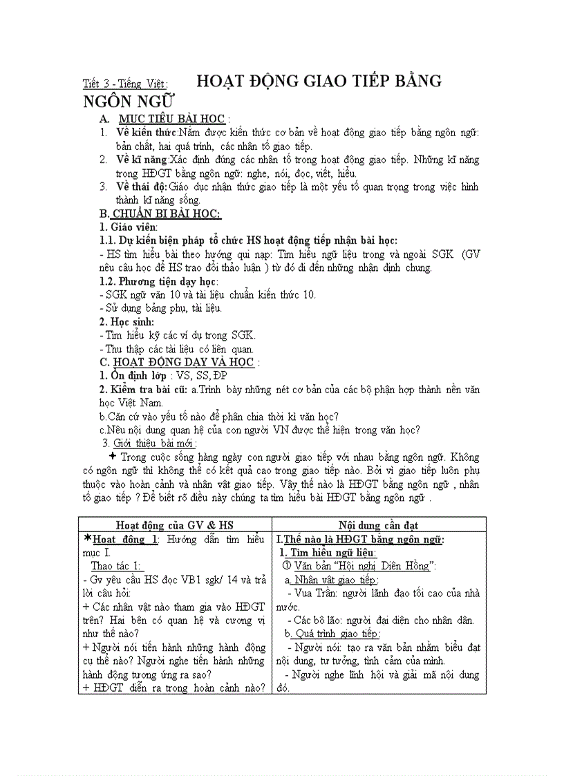 image for page Giáo án 10 từ tiết 1 đến 13