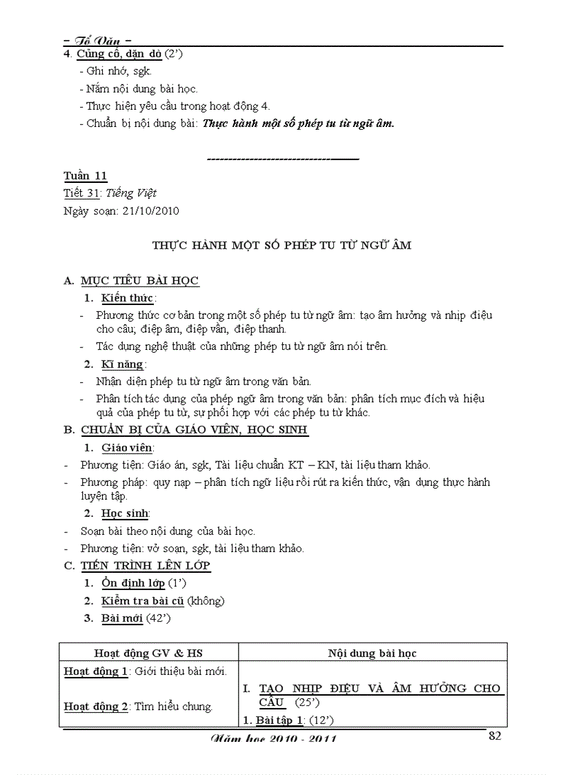 image for page Giao an 12 Chuan khong can chinh hk1