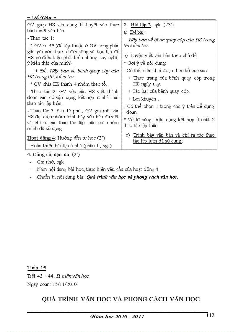 image for page Giao an 12 Chuan khong can chinh hk1