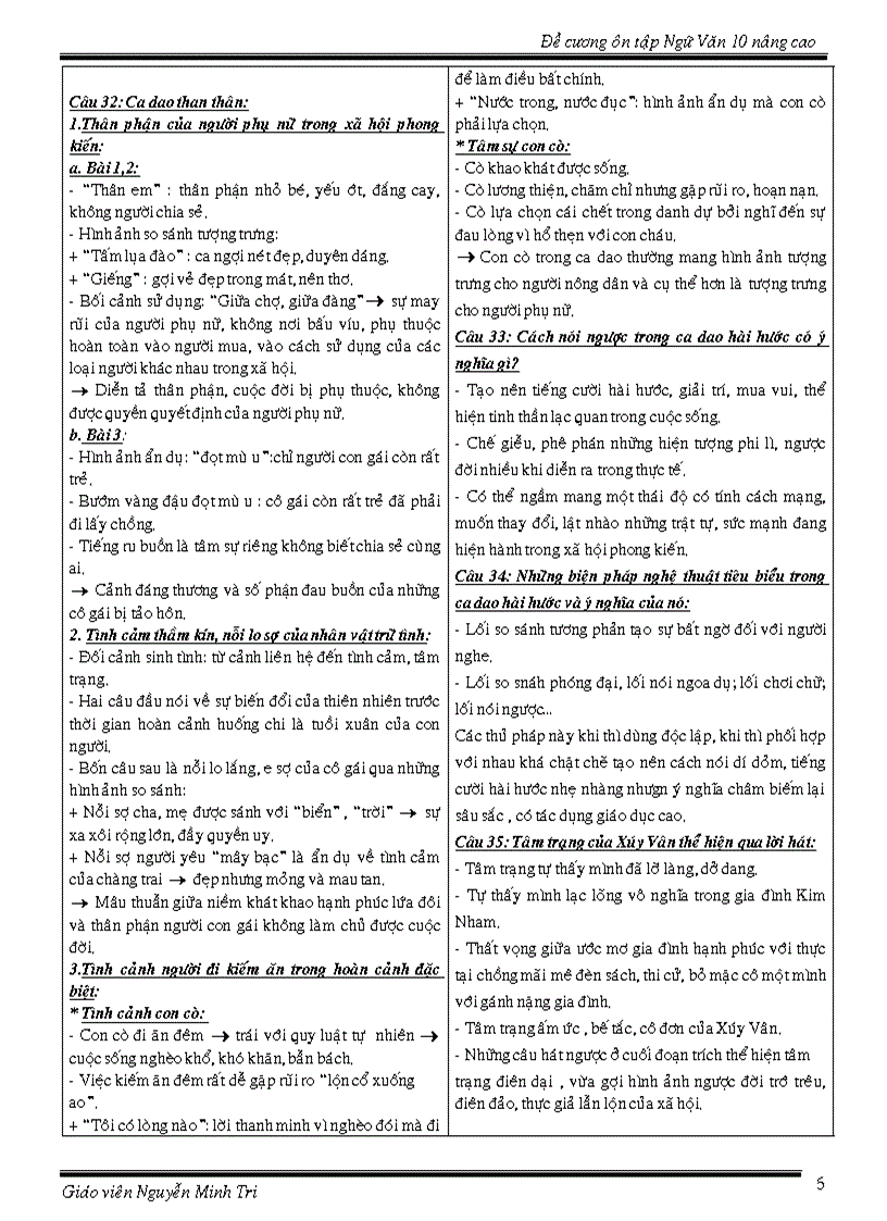 image for page Giáo Án Dạy Thêm Ngữ Văn 10