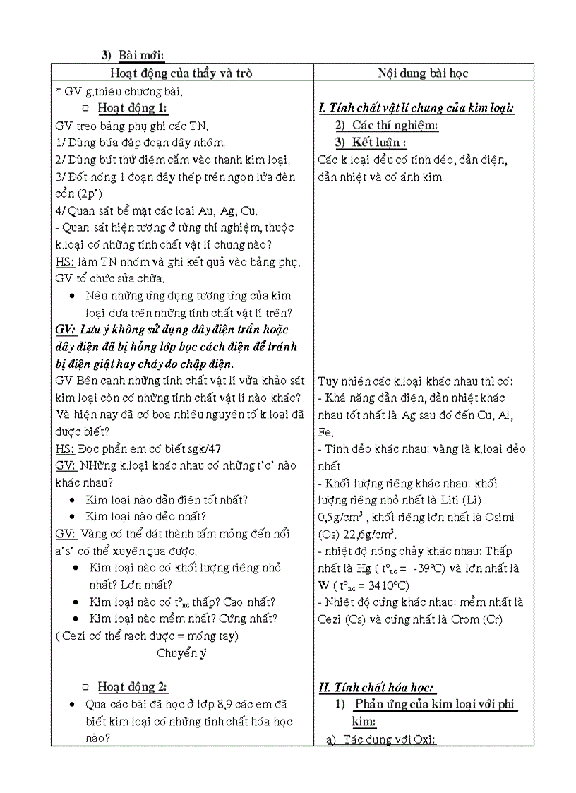 image for page Giao an hoa 9 tiet 22