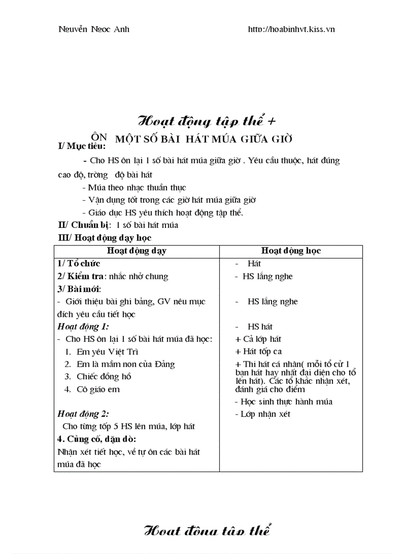 image for page Giáo án lớp 4 tuần 1