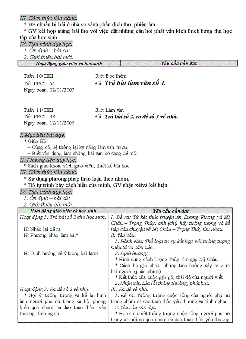 image for page Giáo án Ngữ Văn 10 Ban CB HK1