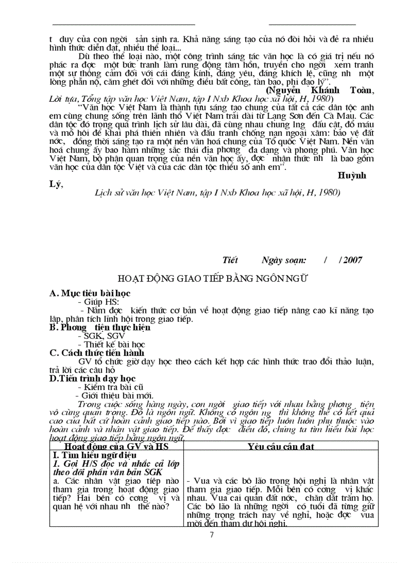 image for page Giáo án ngữ văn 10 CB