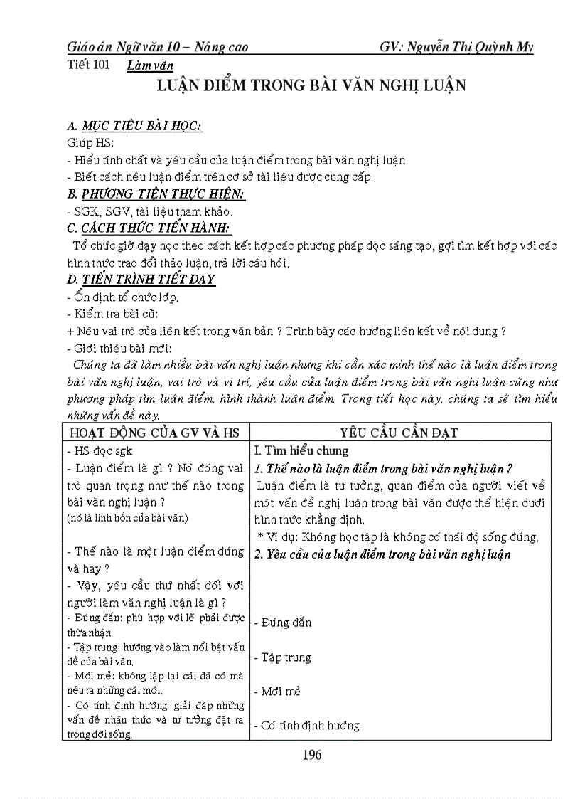 image for page Giao an ngu van 10 nang cao tron bo