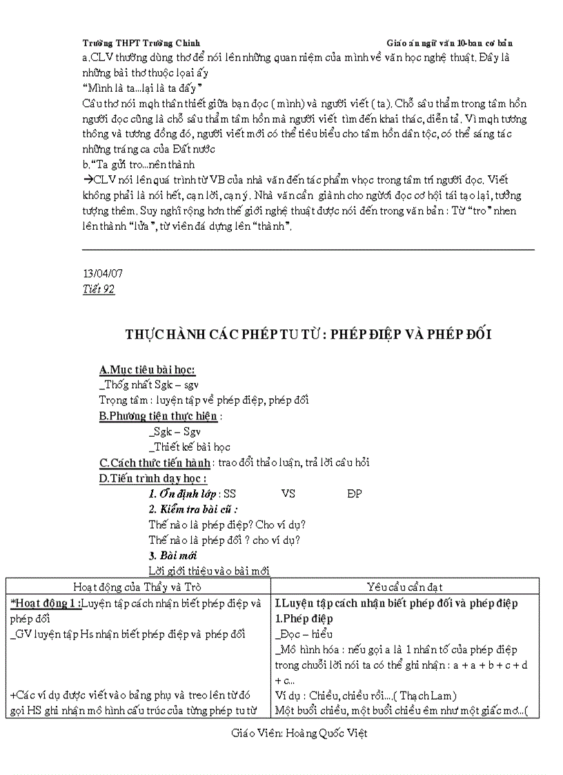 image for page Giáo án ngữ văn 10 trọn bộ