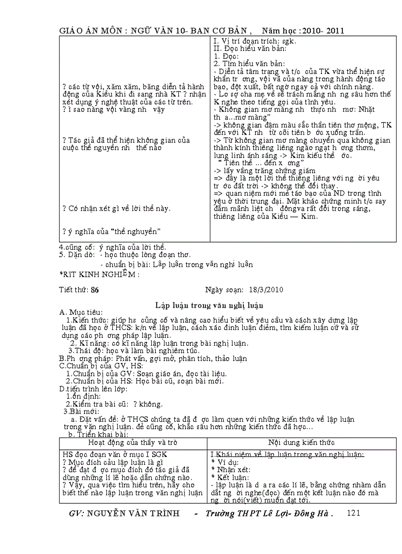image for page Giáo án Ngữ Văn 10 theo chuẩn KTKN Trọn bộ