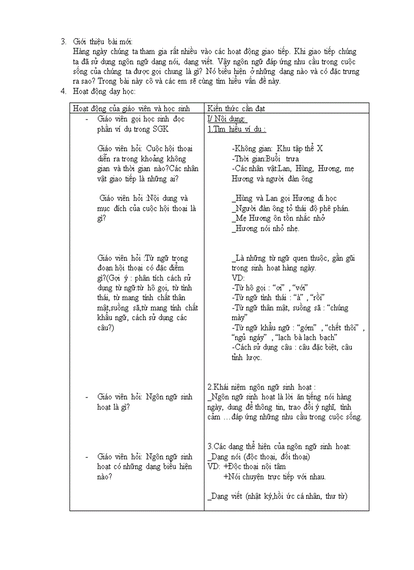 image for page Giáo án Phong cách ngôn ngữ sinh hoạt