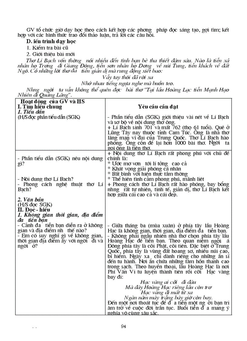 image for page Giáo án tham khảo ngữ văn 10 CTC