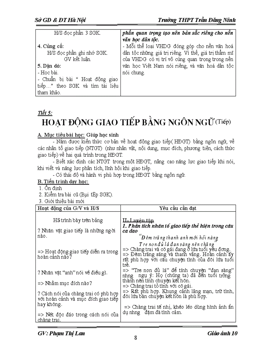 image for page Giáo án trọn bộ ngữ văn 10