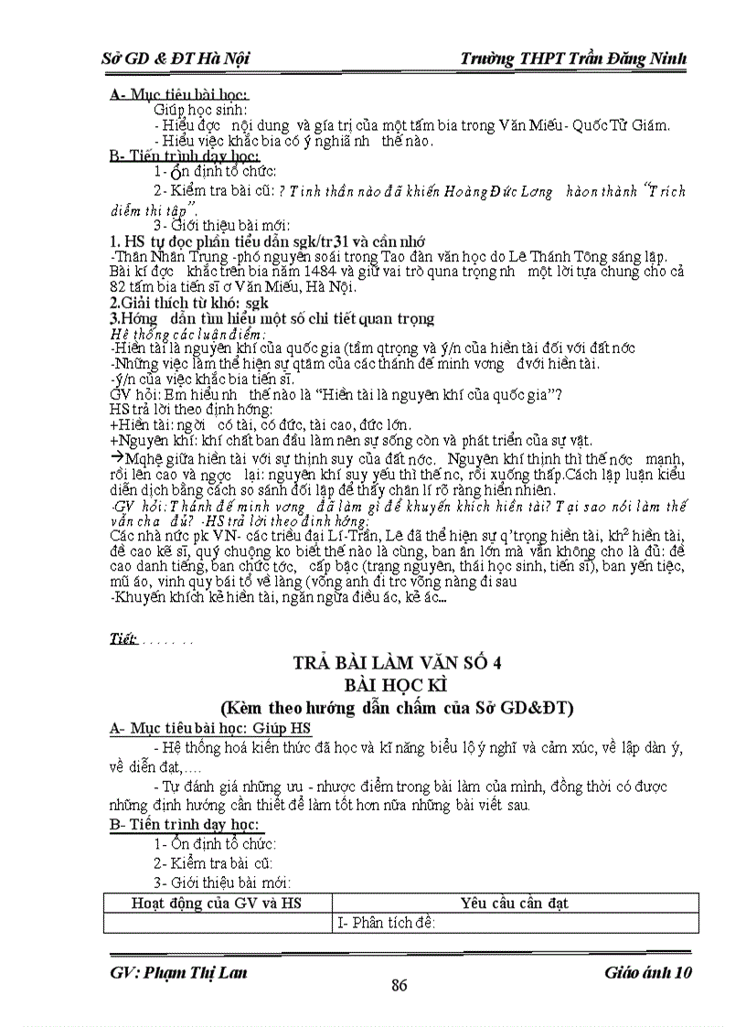 image for page Giáo án trọn bộ ngữ văn 10