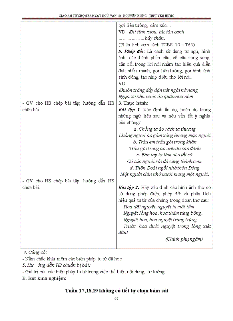 image for page Giáo án tự chọn bám sát 10