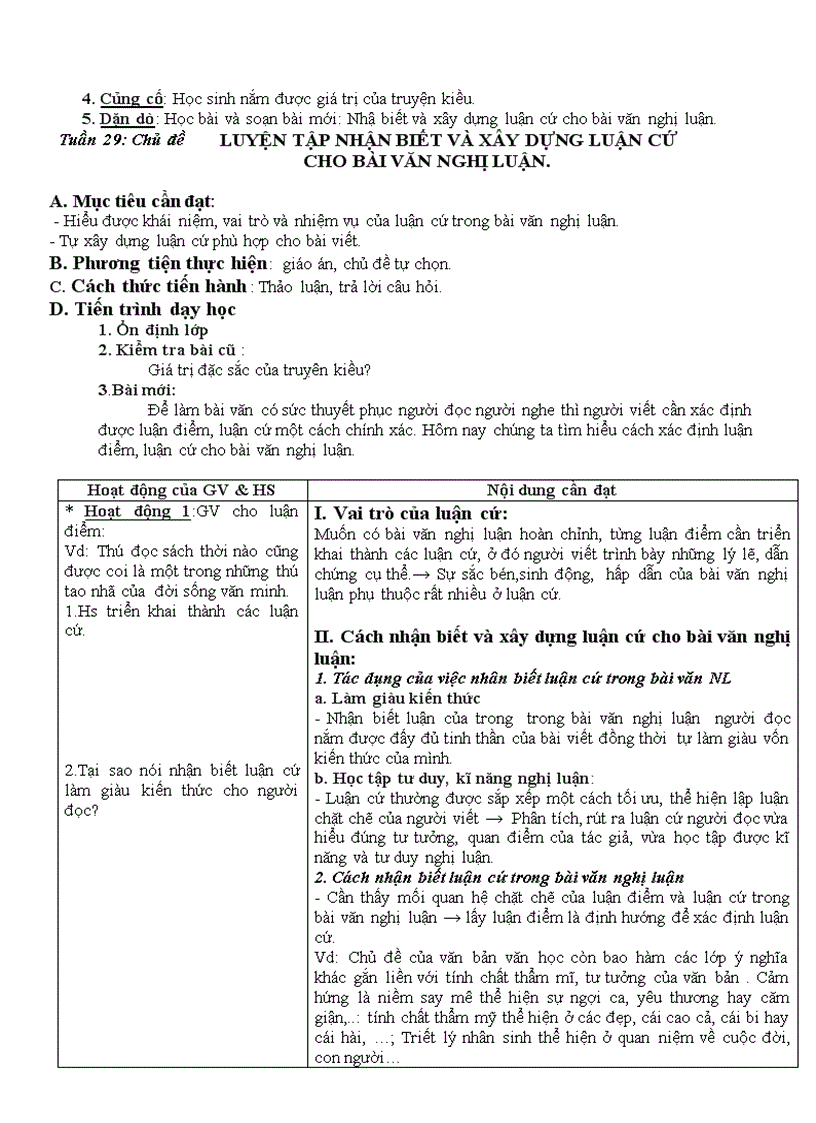 image for page Giáo án tự chọn Ngữ văn 10 HKII Trọn bộ