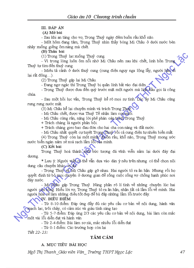 image for page Giáo án văn 10 CTC