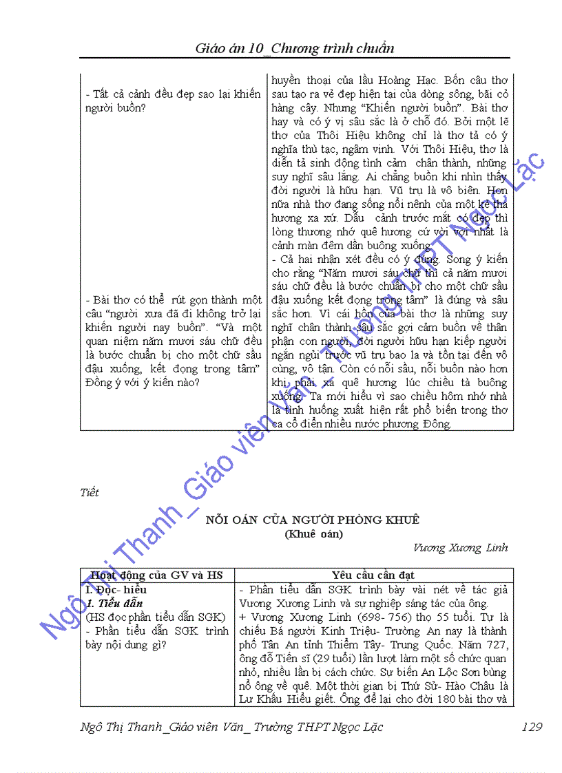 image for page Giáo án văn 10 CTC