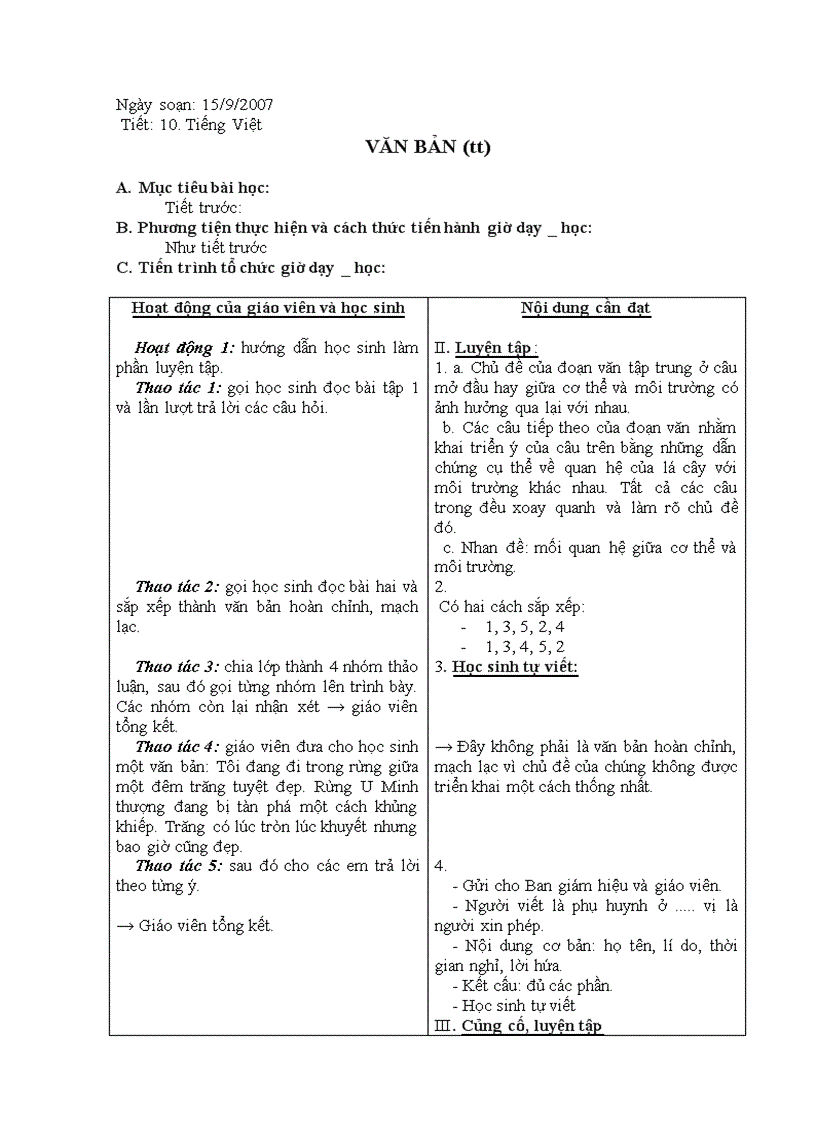 image for page Giao an 10 hk2