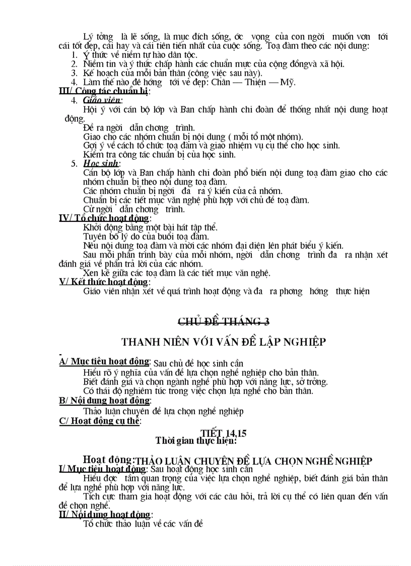 image for page Hoạt động ngoài giờ lên lớp