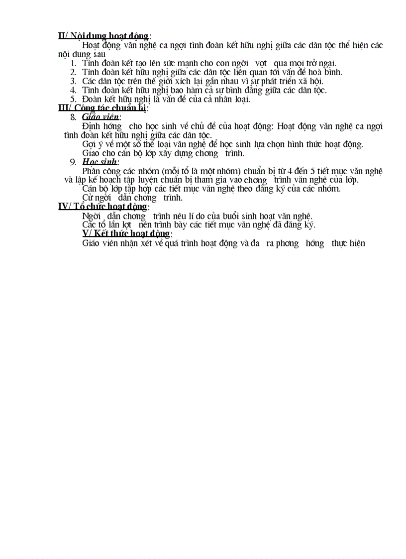 image for page Hoạt động ngoài giờ lên lớp