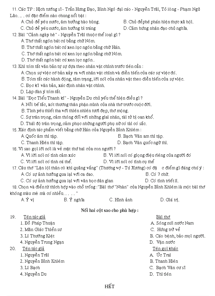 image for page Kiểm tra 15 phút lần 2 10CB