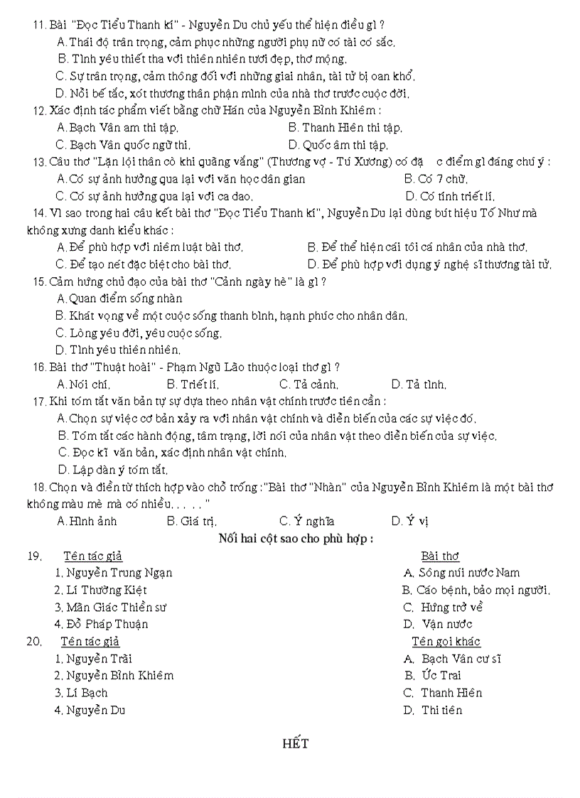 image for page Kiểm tra 15 phút lần 2 10CB