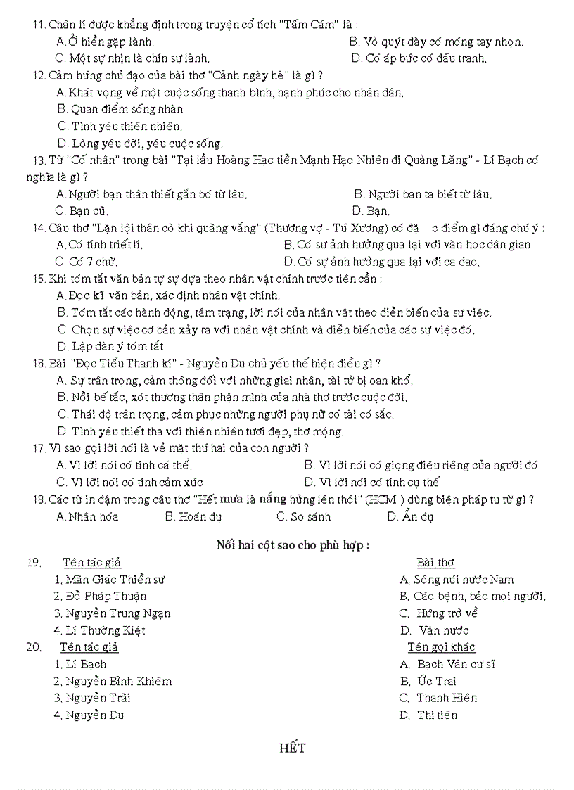 image for page Kiểm tra 15 phút lần 2 10CB