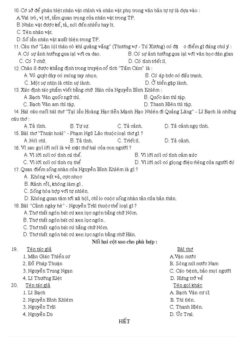 image for page Kiểm tra 15 phút lần 2 10CB