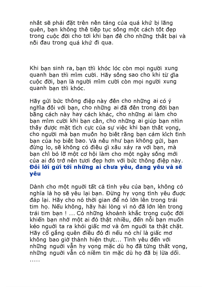 image for page Mau chuyen qua tang cuoc song