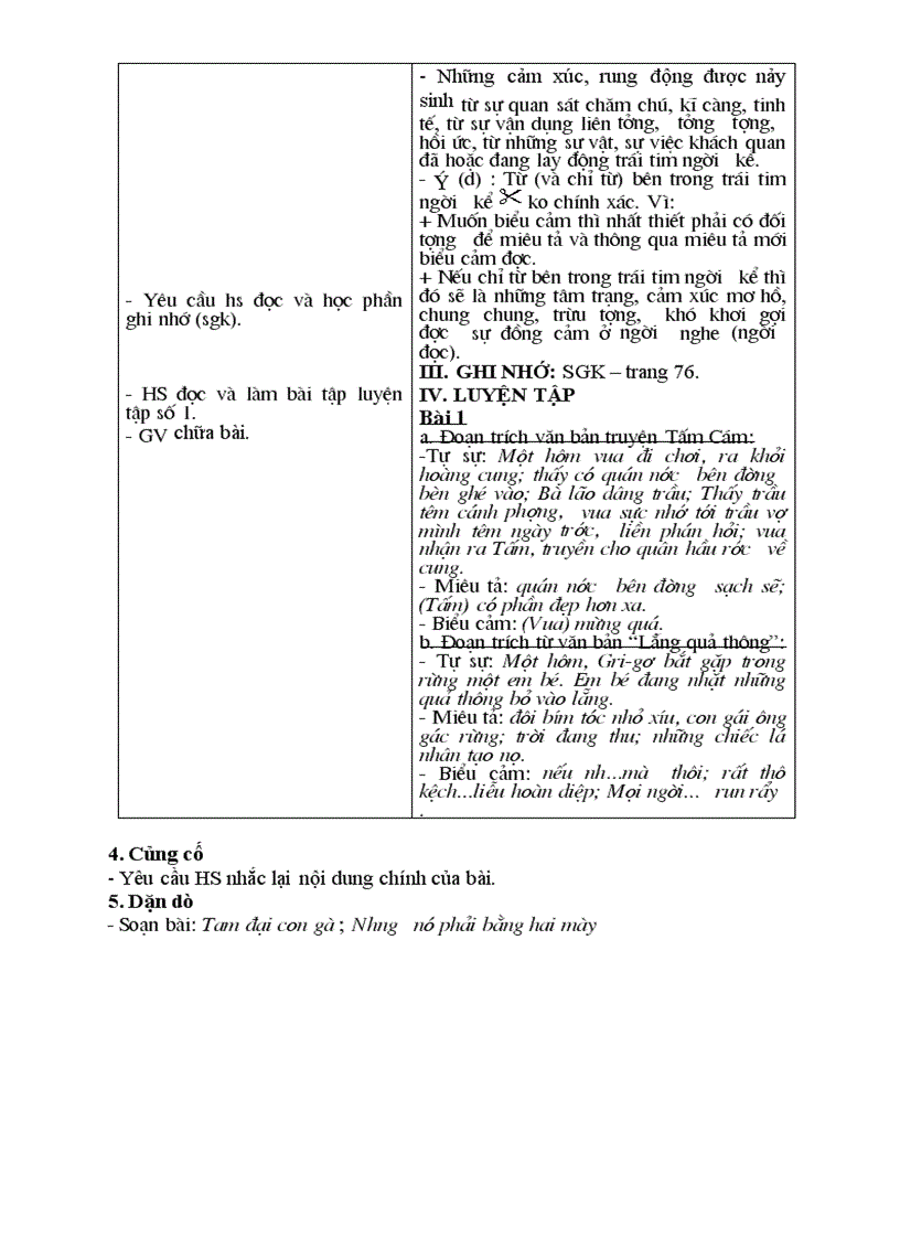 image for page Miêu tả và biểu cảm trong bài văn tự sự