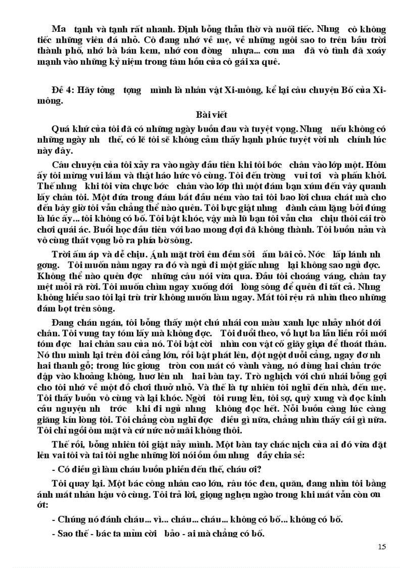 image for page Một số bài Văn Mẫu lớp 10 Chọn lọc