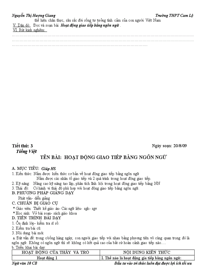 image for page Ngữ văn 10 Chương trình chuẩn