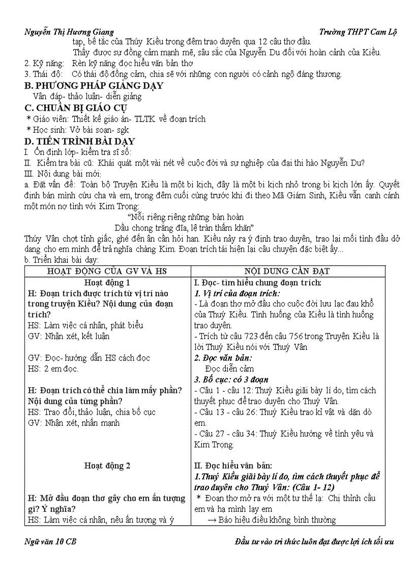 image for page Ngữ văn 10 Chương trình chuẩn