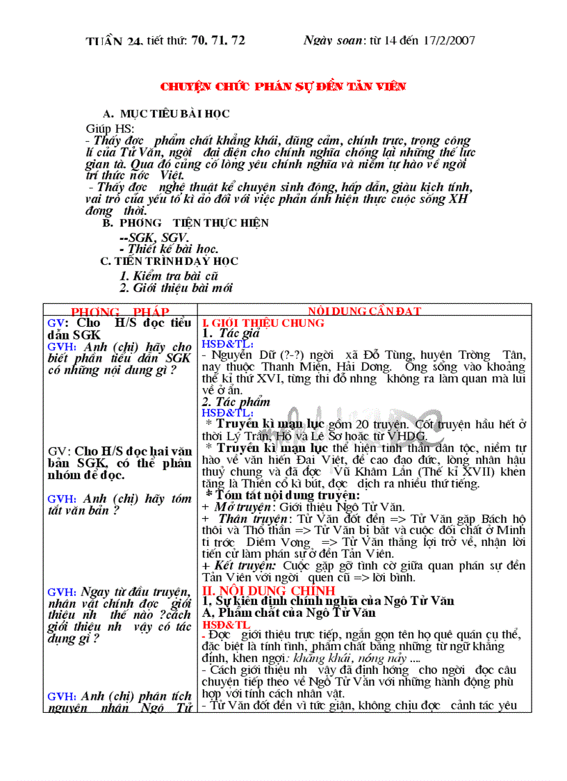 image for page Ngữ Văn 10 Tuần 24