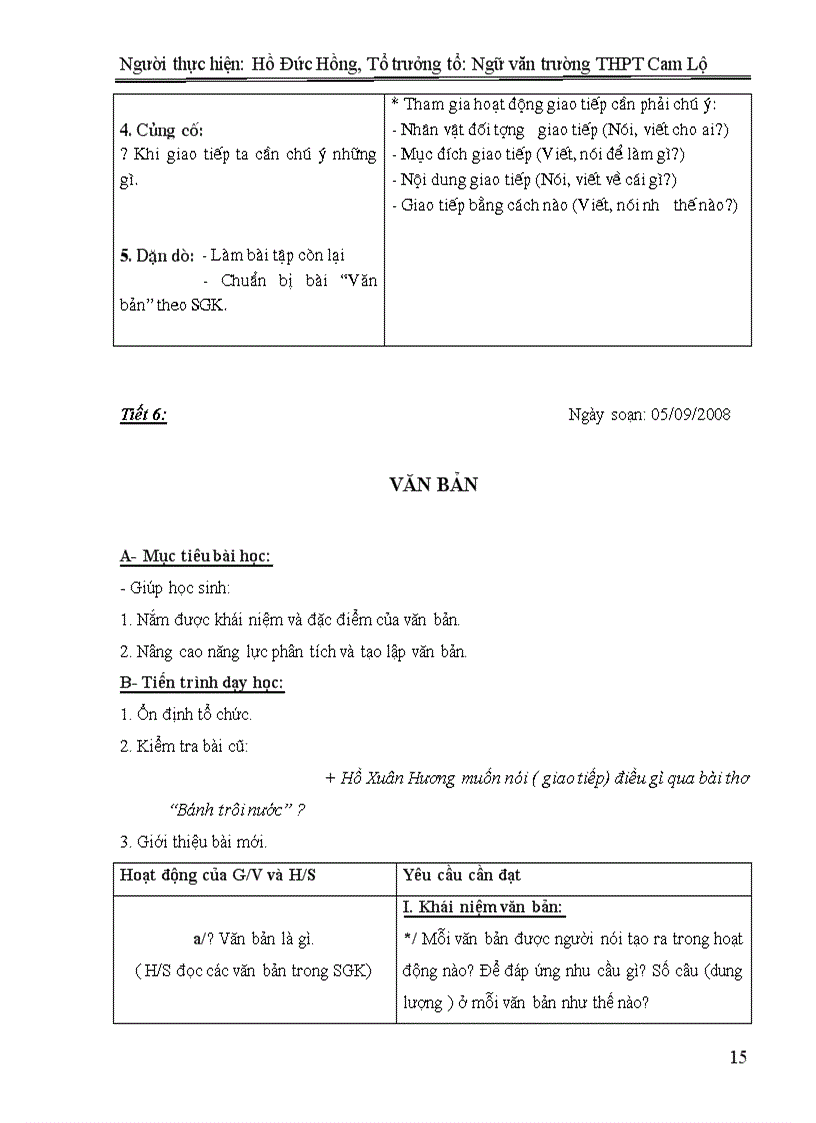 image for page Ngữ Văn 10CB Tiết 01 50 doc
