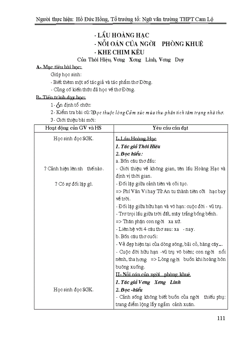 image for page Ngữ Văn 10CB Tiết 01 50 doc