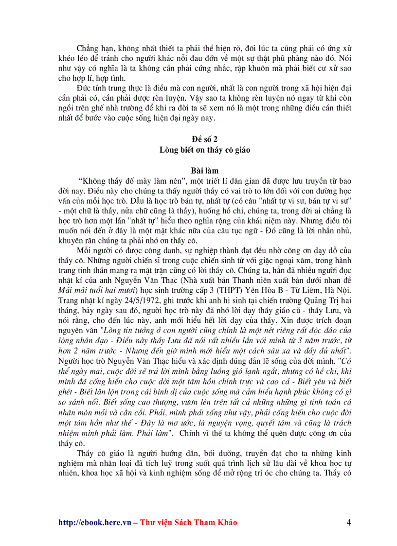 image for page Những bài văn chọn lọc lớp 10 phân ban