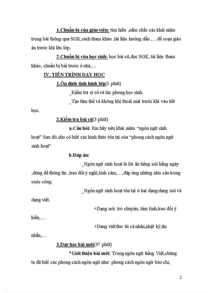 image for page Phong cách ngôn ngữ sinh hoạt 1