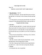 Phong cách ngôn ngữ nghệ thuật