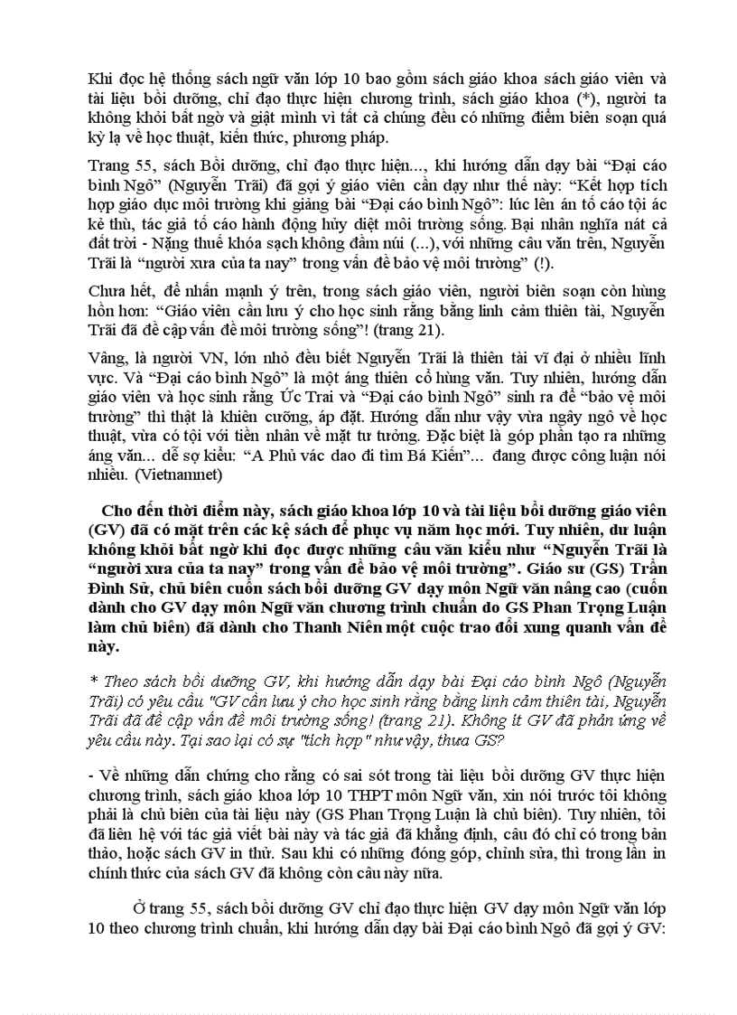 image for page Tích hợp GD bảo vệ môi trường trong môn Ngữ Văn lớp 10