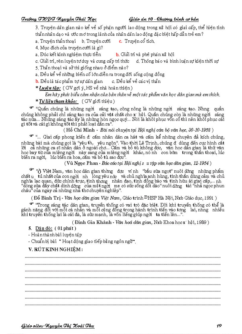 image for page Tiet 4 Khai quat Van hoc dan gian