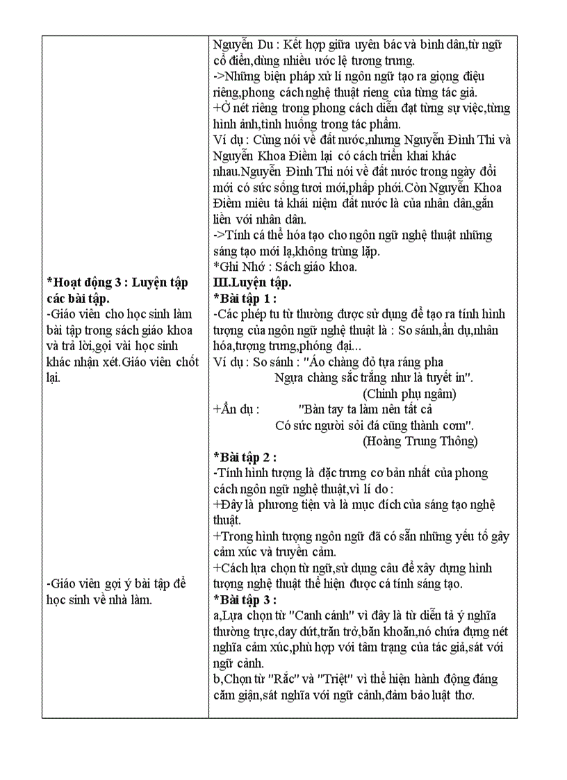 image for page Tiet 85 phong cách ngôn ngữ nghệ thuật