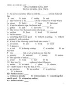 Trắc nghiệm tổng hợp