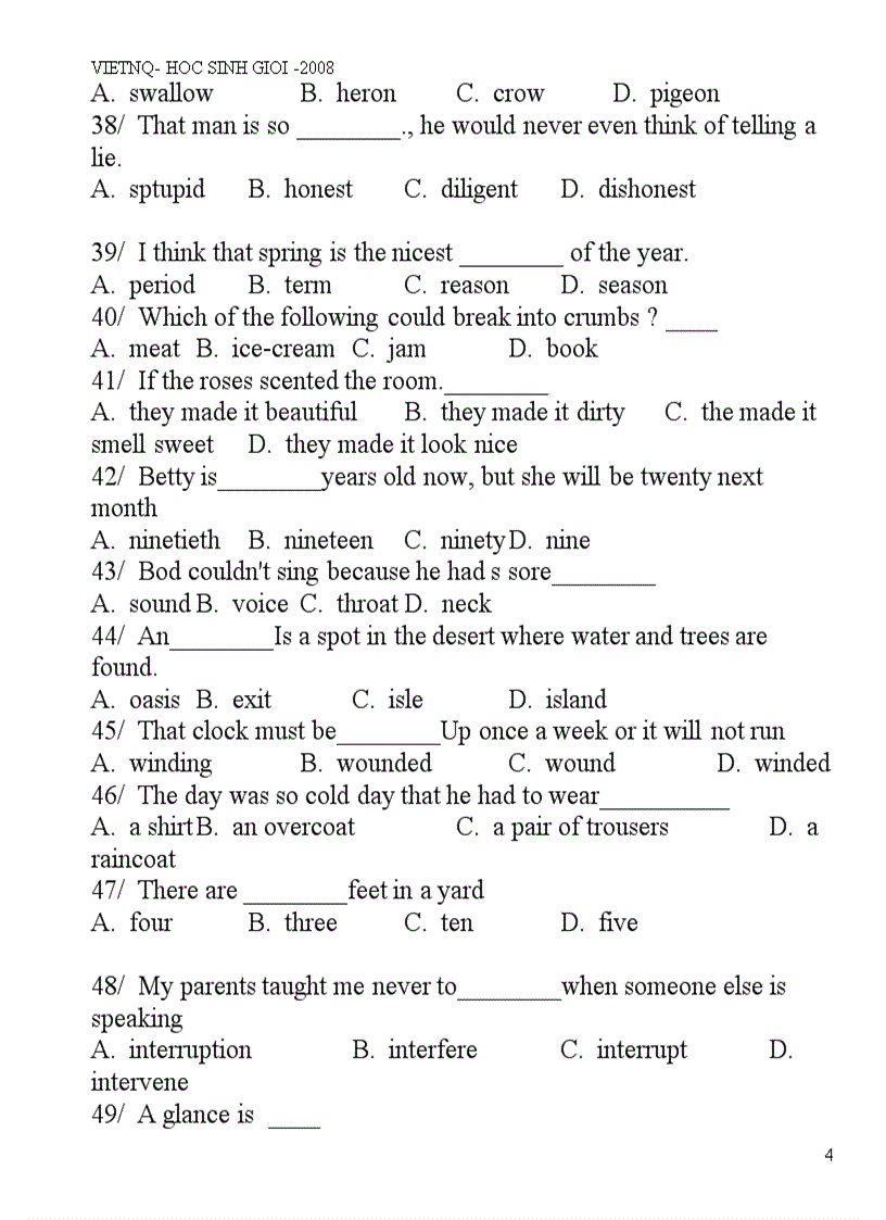 image for page Trắc nghiệm tổng hợp