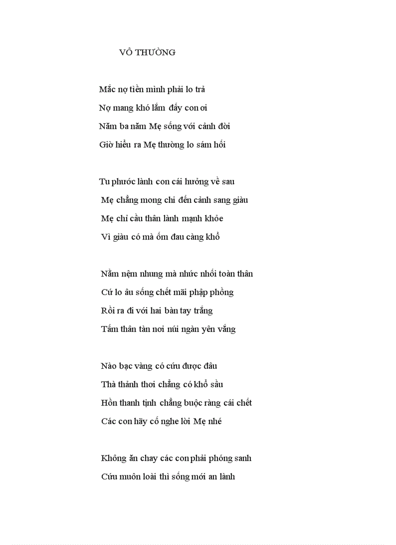 image for page Vô thường