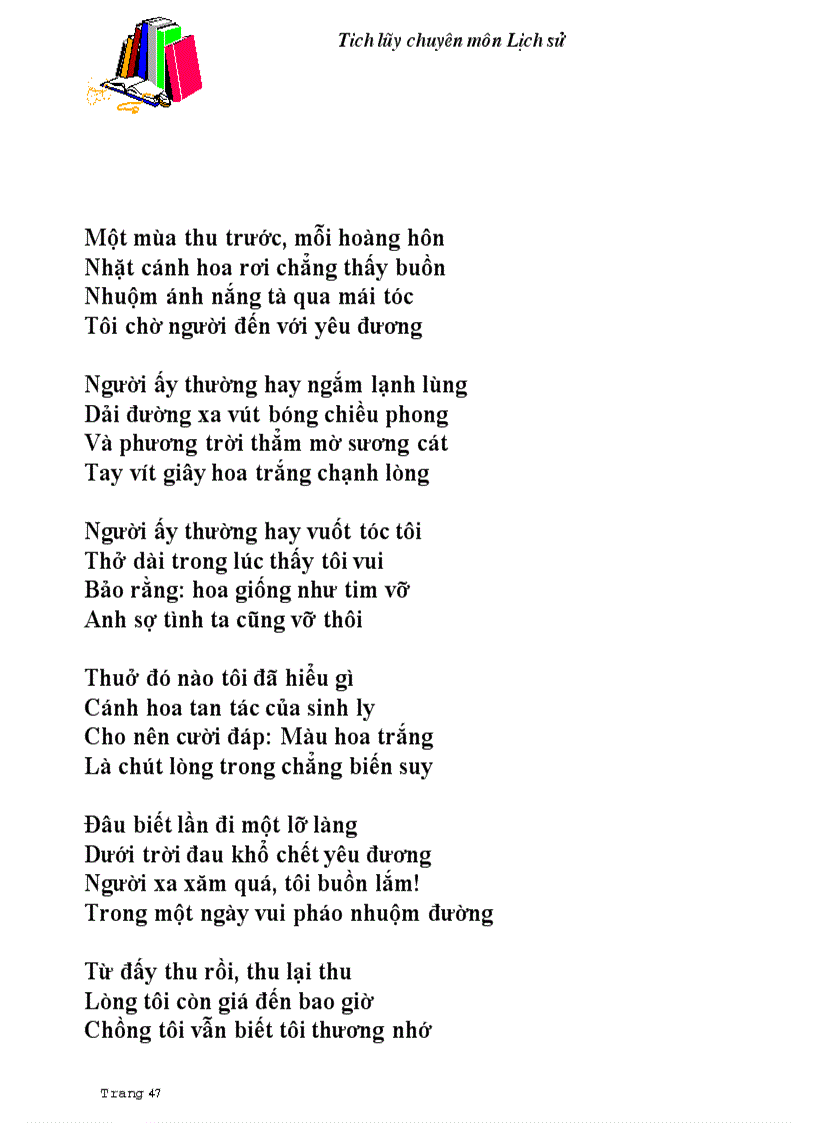 image for page 100 bài thơ hay nhất thế kỉ XX