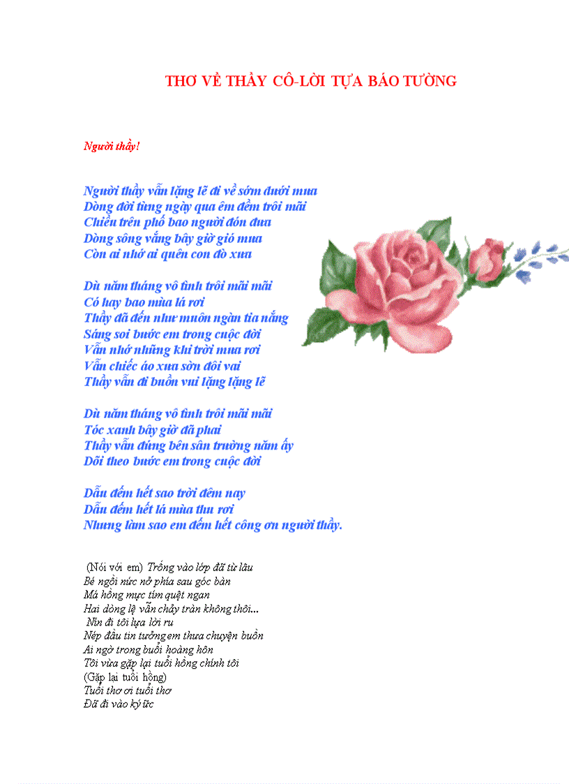 image for page 100 BàI ThƠ Về ThẦy Cô