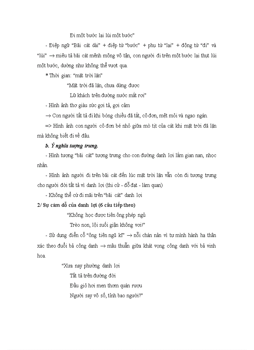 image for page BÀI CA NGẮN ĐI TRÊN BÃI CÁT SA HÀNH ĐOẢN CA Cao Bá Quát