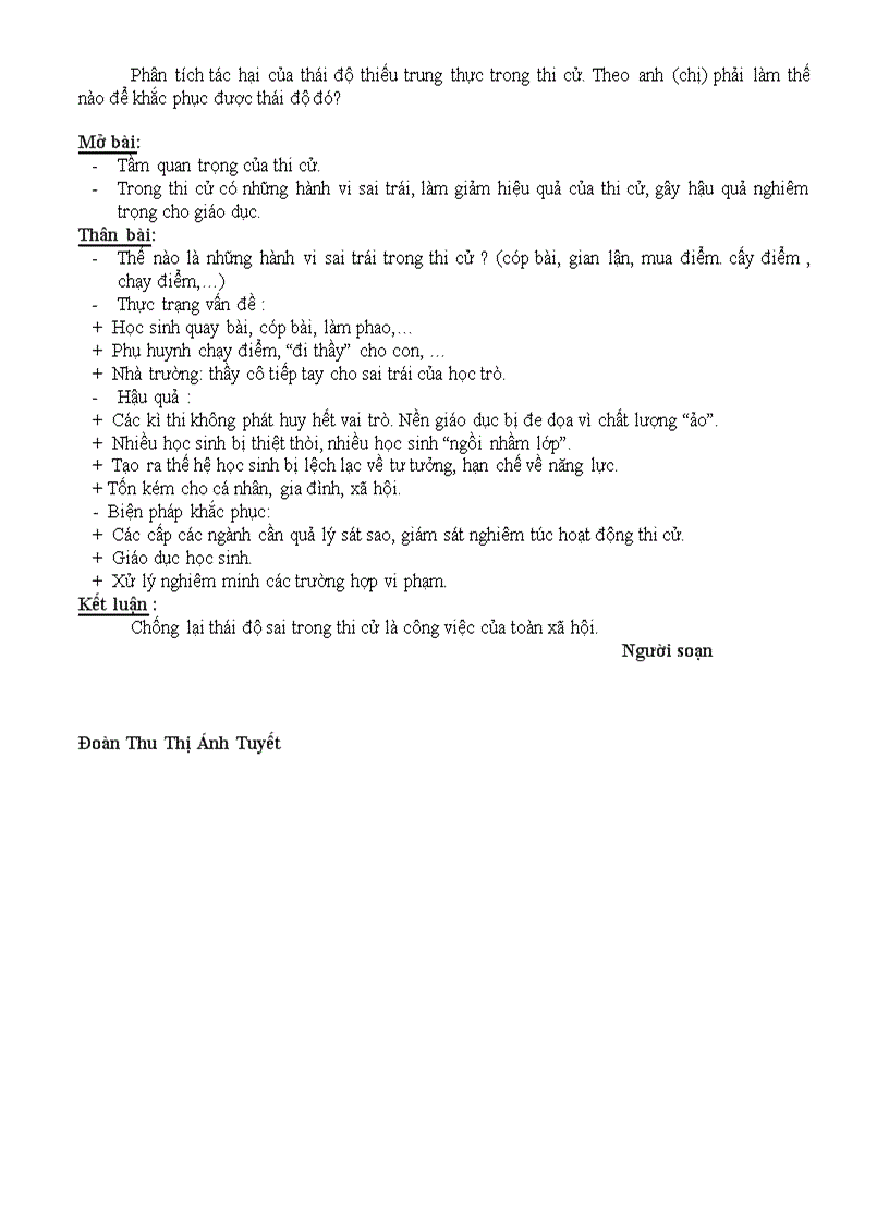 image for page Bài viết văn11 ánh tuyết